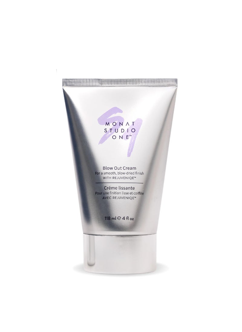monat MONAT Studio One Blow Out Cream - Anti Frizz Hair Care/Cream Helps Smooth and Soften Hair While Using Heat Styling Products. Thermal/Heat Protectant - Net Wt. 118 ml / 4 fl. oz. 