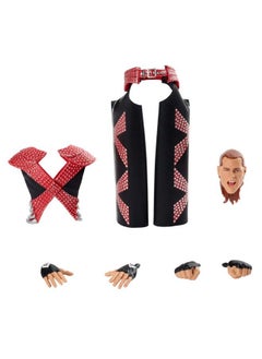WWE Ultimate Edition 6Inch Shawn Michaels Action Figure With Entrance Gear Extra Heads & Swappable Hands  - Image 4