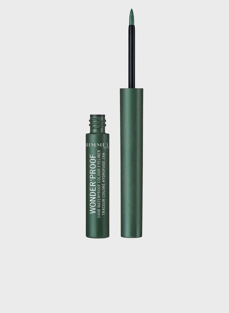 RIMMEL LONDON Rimmel Wonder'Proof 24HR Colour Eyeliner – 003 – Precious Emerald, 1.4ml