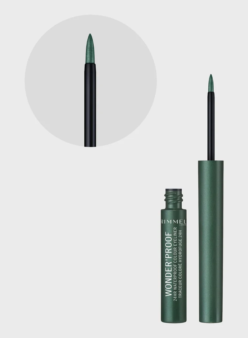 RIMMEL LONDON Rimmel Wonder'Proof 24HR Colour Eyeliner – 003 – Precious Emerald, 1.4ml