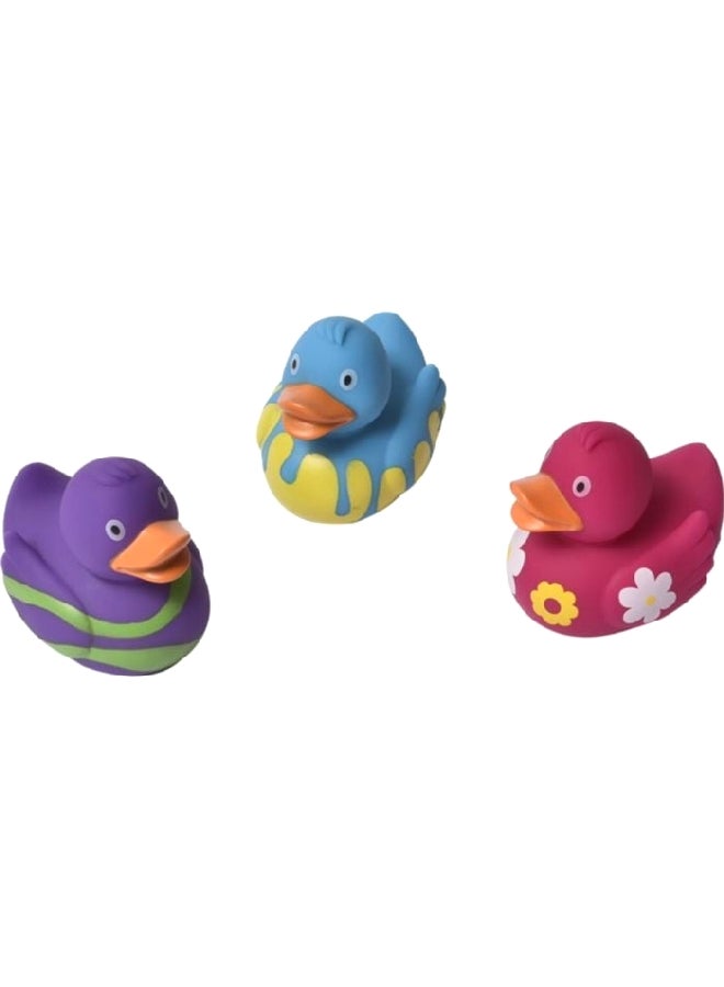 Tendance 3-Piece Childish Bath Duck Pool Toy Set Multicolor 1 x 1 x 1 cm 951825