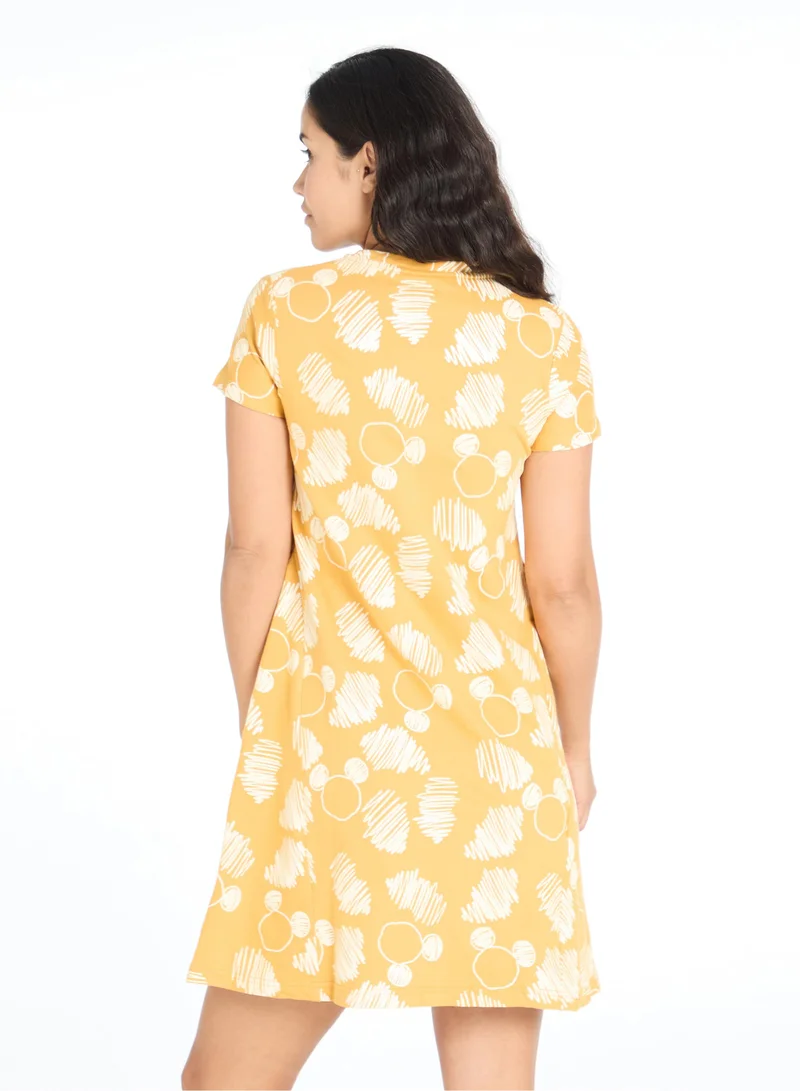 The Label Life Printed A-Line Dress