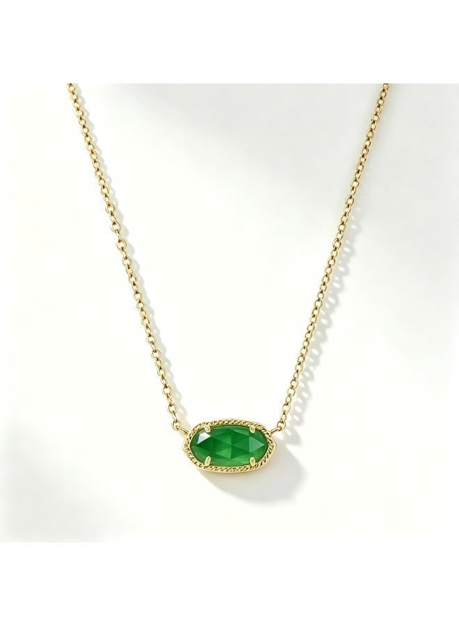 Kendra Scott Elisa Pendant Necklace for Women, Fashion Jewelry, 14k Gold-Plated - Image 1