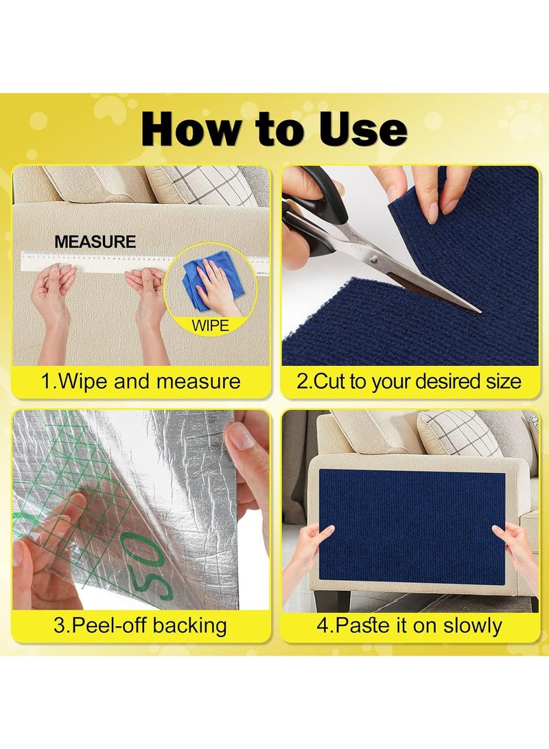 Anna 30x100CM DIY Self-Adhesive Cat Climbing And Scratching Protection Blanket, Suitable For Furniture, Sofas, Walls, And Carpets - Image 5