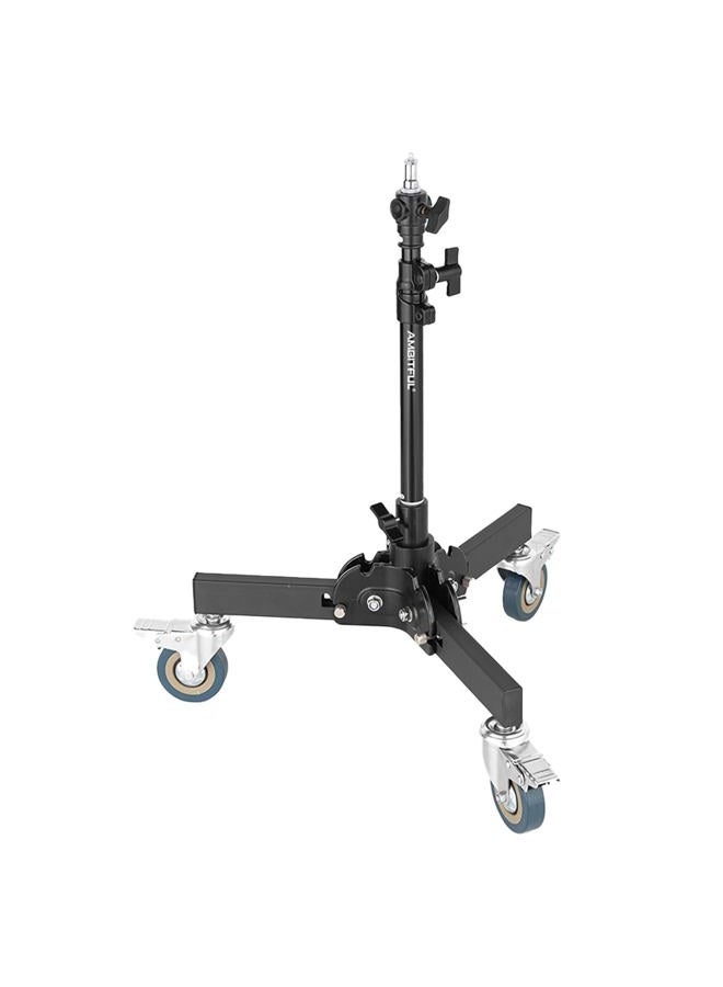 AMBITFUL 61-81cm/21-31.9" Profession Removable Very Sturdy Folding Floor Light Stand and Wheels for Studio Flash LED Light - Image 1