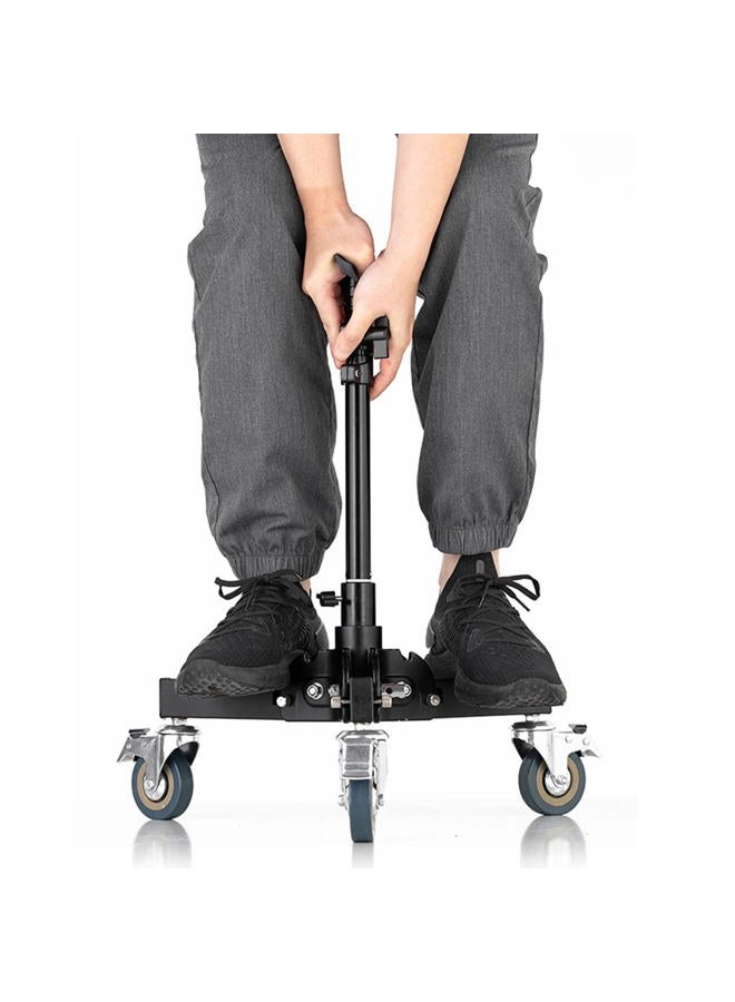 AMBITFUL 61-81cm/21-31.9" Profession Removable Very Sturdy Folding Floor Light Stand and Wheels for Studio Flash LED Light - Image 4