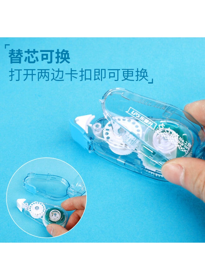 LPS Dot Glue Tape For Student Correction Tape With Replaceable Core Double-sided Adhesive Strong Fixation High Viscosity Dot Glue Tape For Journaling 218 Pink - Image 2