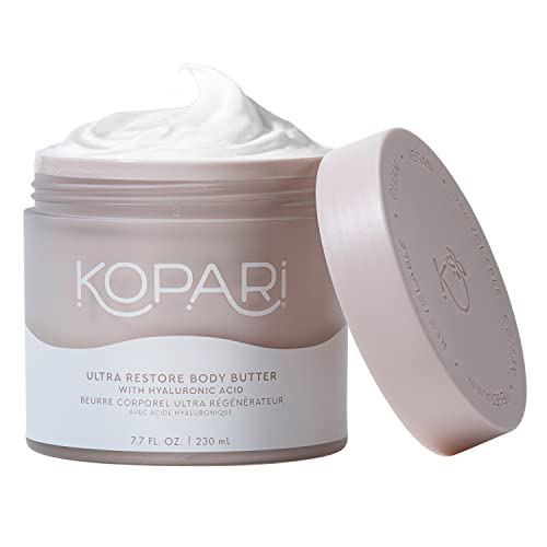 Kopari Kopari Ultra Restore Body Butter Whipped Lightweight Formula Hyaluronic Acid  Mango Seed Butter Deep  LongLasting Moisture Coconut 77 oz