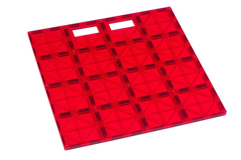 Playmags Super Durable Building Stabilizer Set, Great Add On to All Magnet Tiles Sets Works with All Leading Brands 1-12"x12" & 4-6"x6" (Colors May Vary) - Image 4