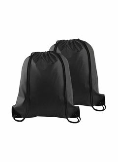 SYOSI 2 Pack Drawstring Backpack Bags String Backpack Bulk Tote Sack Cinch Bag Sport Bags, for School Gym Traveling Yoga Beach Storage Gift  - Image 1