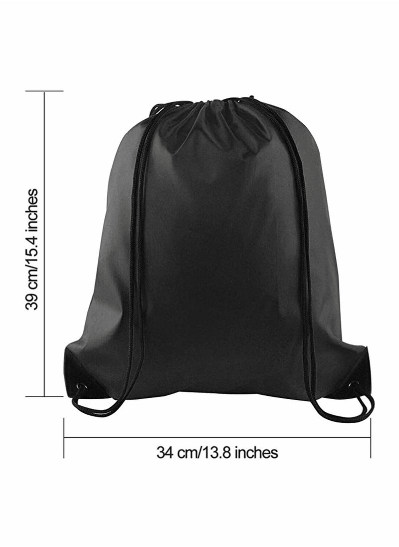 SYOSI 2 Pack Drawstring Backpack Bags String Backpack Bulk Tote Sack Cinch Bag Sport Bags, for School Gym Traveling Yoga Beach Storage Gift  - Image 2