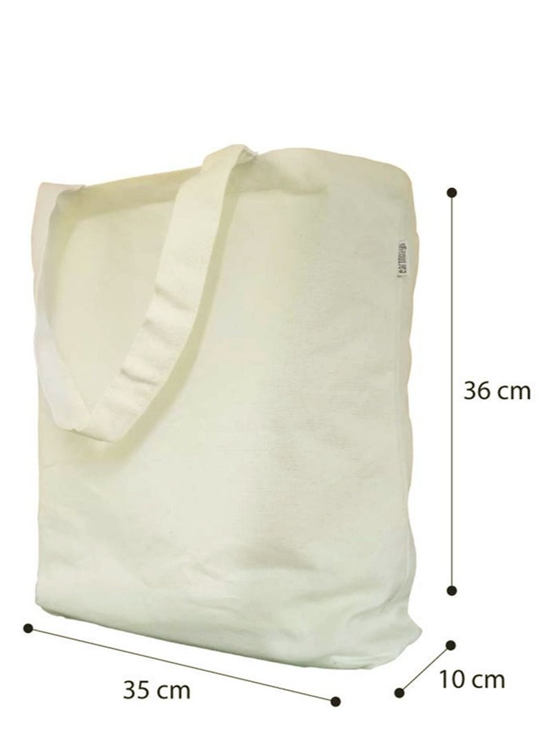 giftex - Pack of 2pcs 280 GSM Cotton Canvas Shopping Bags - Image 1