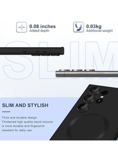 X-level Samsung Galaxy S24 Ultra Case with Full Camera Lens Protection, Soft TPU Anti-Scratch Shockproof Phone Case with Wireless Charging for Samsung Galaxy S24 Ultra 5G, Black  - Image 4