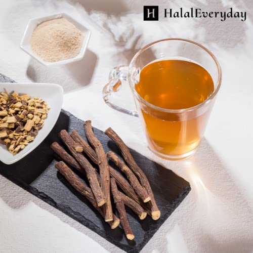 HalalEveryDay African Chew Sticks - Natural Licorice Root Sticks - 100 grams (1/4 lb) Approximately 10-15 Pieces - Assorted Length - All Natural, Vegan, Halal - Image 5
