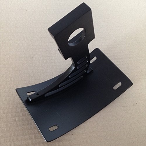 XKH-MOTO XKH- Motorcycle Black Vertical Curved Mount License Plate Bracket Tag Holder Compatible with Suzuki 2001-2010 GSX-R 600/2000-2010 GSX-R 750/2001-2008 Suzuki GSX-R 1000 [B00Y5N3Z1O] - Image 4