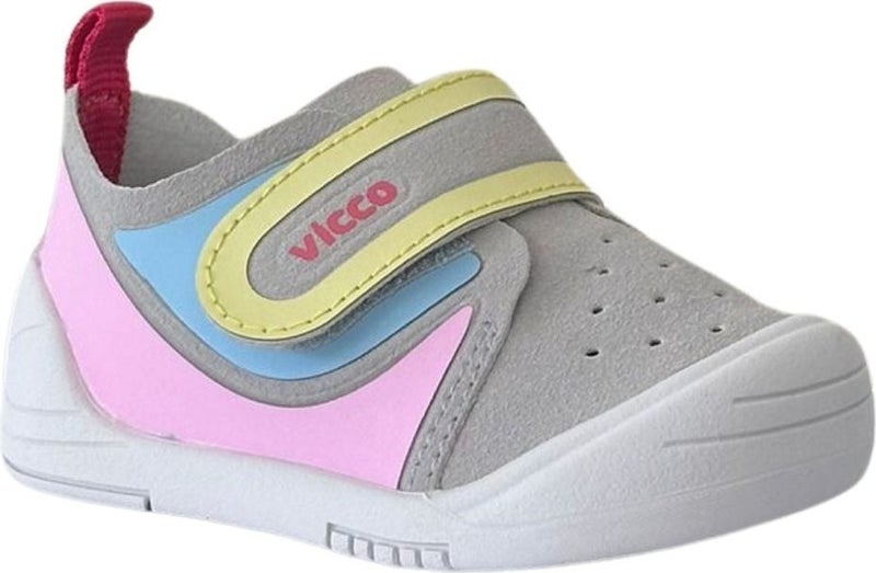 VICCO Uki 950.E24Y.166 Grey/pink First Step Casual Shoes  - Image 1