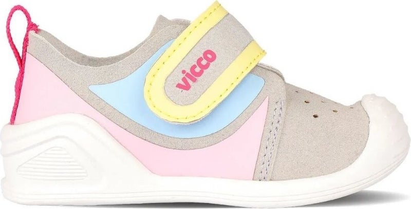 VICCO Uki 950.E24Y.166 Grey/pink First Step Casual Shoes  - Image 2