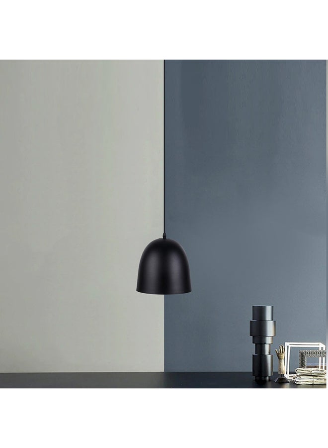 El Rawda Lighting Fola Ceiling Lamp - Single | modern decorative LED E27 pendant light ceiling lamp hanging | suitable for any room | Color: Black | Size: 70x20 cm