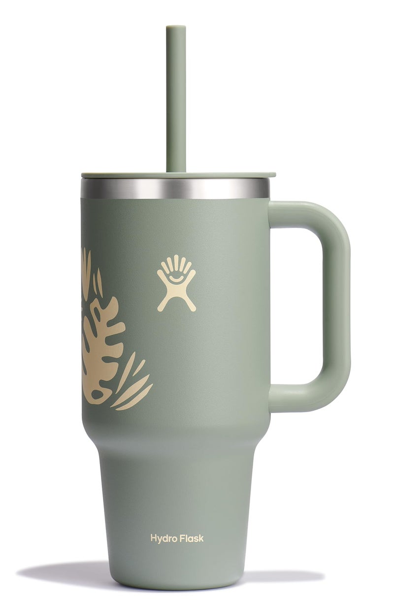 Hydro Flask 32 Oz Travel Tumbler Botanical Bliss Agave - Image 1