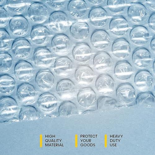 PackGenie 120 Gsm Heavy Air Bubble Wrap Packing Roll for Safety, Multipurpose Packing Needs 1 Meter Wide (100 Meter) - Image 5