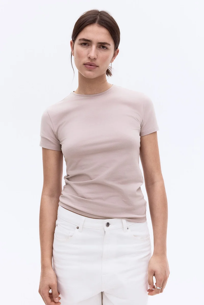 H&M Fitted T-shirt