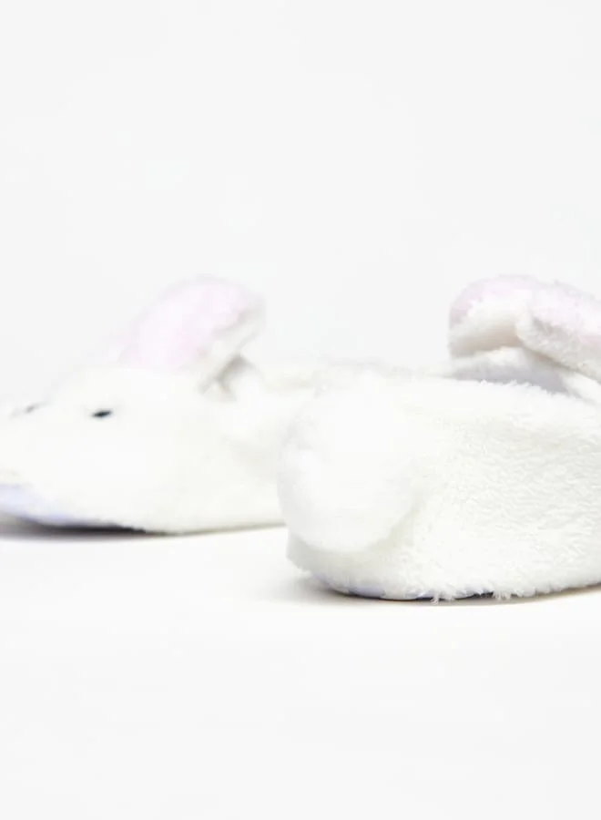 Barefeet Bunny Plush Textured Booties