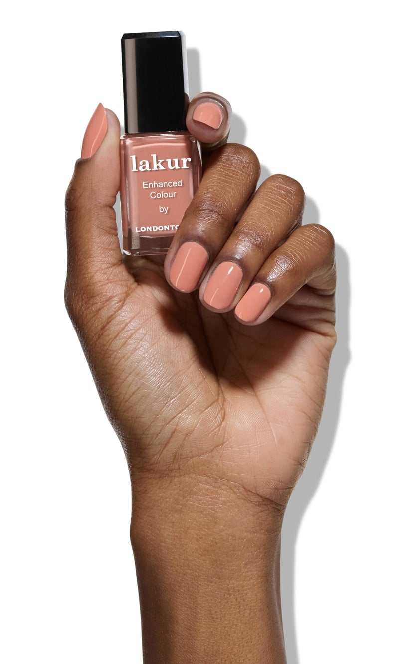 LONDONTOWN Muted Matte Clay Glossy Nail Polish, Savanna lakur, Vegan Chip-Resistant Long-Lasting Nail Lacquer, 0.4 Fl Oz - Image 2