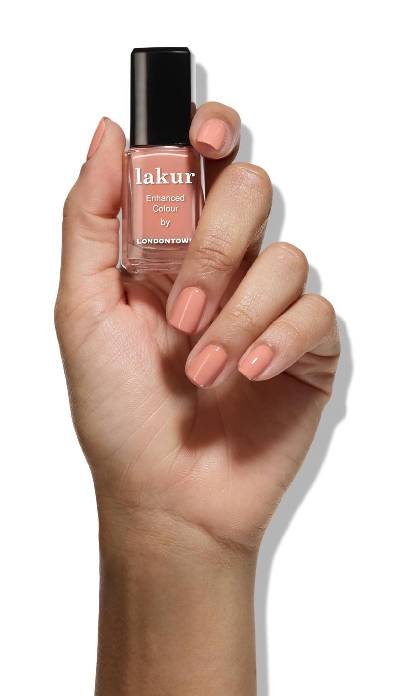 LONDONTOWN Muted Matte Clay Glossy Nail Polish, Savanna lakur, Vegan Chip-Resistant Long-Lasting Nail Lacquer, 0.4 Fl Oz - Image 3