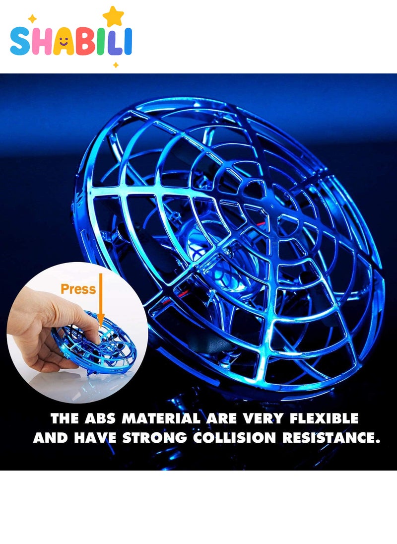 شبيلي لعبة طائرة صغيرة للأطفال بجهاز استشعار بالأشعة تحت الحمراء بتقنية التحكم اليدوي مع أضواء LED، طائرة رباعية الدوران للأولاد والبنات للعب الداخلي والخارجي – قابلة للشحن عبر USB - Image 4