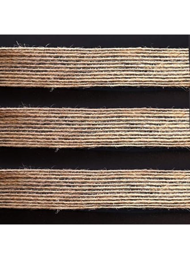 Natural Burlap Fabric Ribbon,Natural Burlap Fabric with Beautiful Burlap Ribbon Wedding Event Party and Home Decoration Long 10M Wide 2cm Each Roll 2 Rolls - Image 5