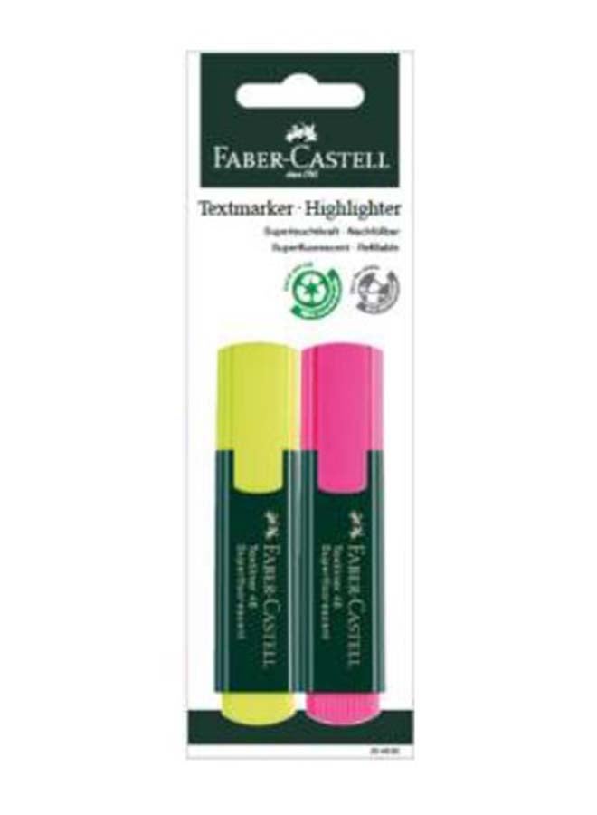 نصلاينر عبوة من 2 - أصفر/وردي