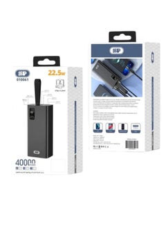 SP Power Bank 40000mAH With Screen And Supports Fast Charging 22.5W  - Image 4