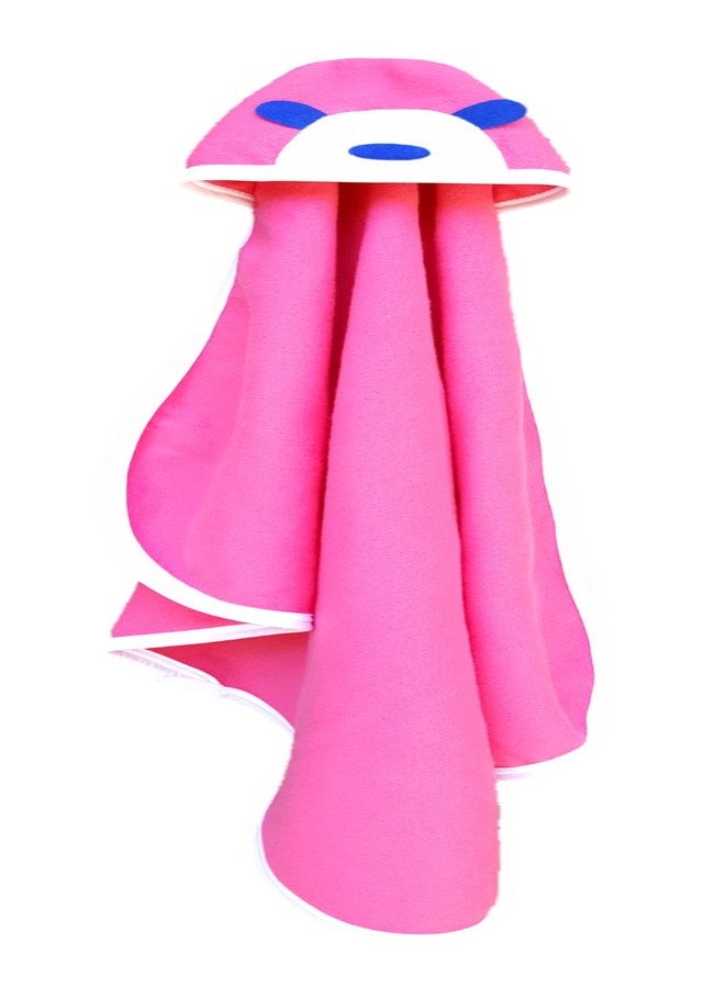 BRANDONN Newborn Original 3PCS.. Big Size (36 X 27) Cute Baby Blankets for Babies (Blue, Hotpink, C-Green; Pack of 3) - Image 3