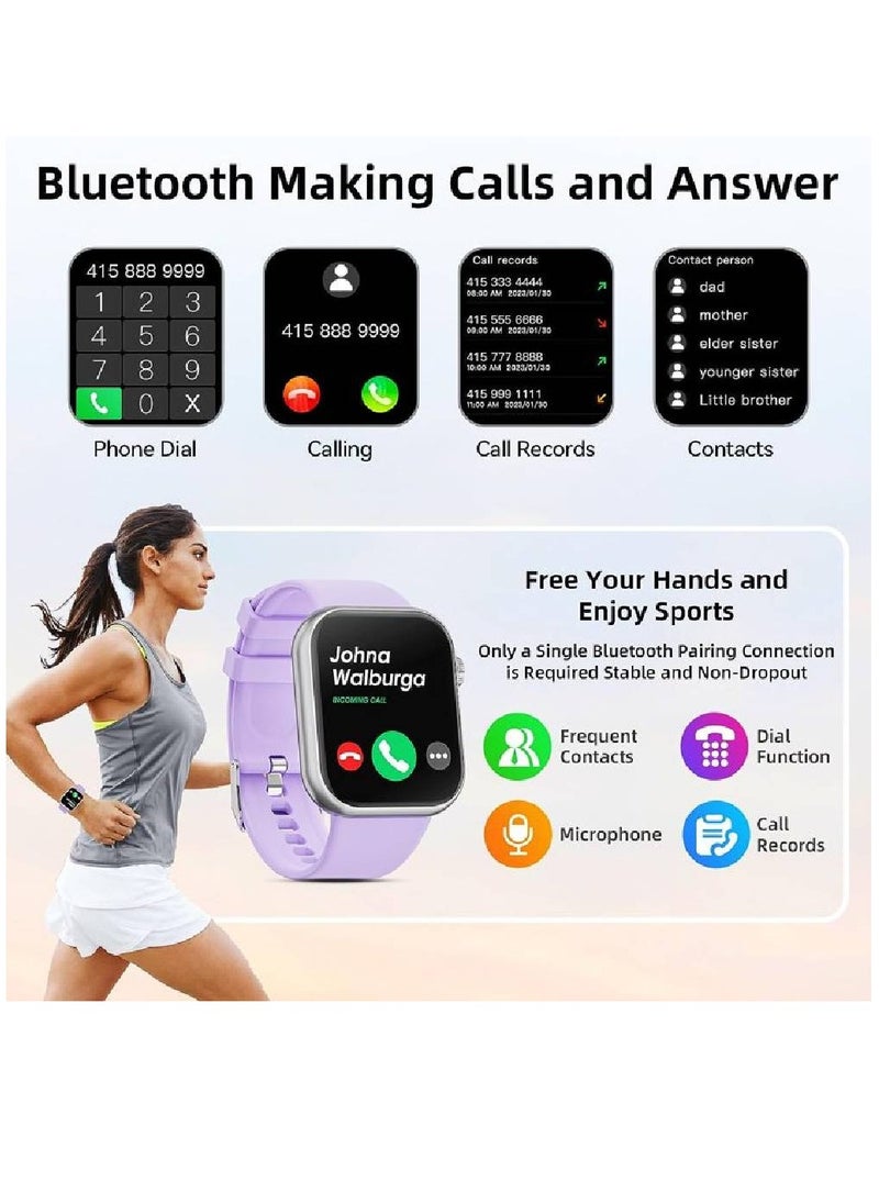 Roxxon Smart Watch For Women Bluetooth Call Full Touch Screen Smartwatch Fitness Watch With Heart Rate Sleep Monitor Sports Modes Activity Tracker For Android iOS  - Image 3