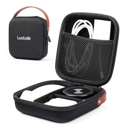 Luxtude Electronic Organizer Travel Case, Small Charger Organizer, Hard Tech Bag, Portable Tech Organizers, Cord & Cable Storage, Compact Electronics Cases for Mouse/SD Card/Cords/Chargers - Image 1
