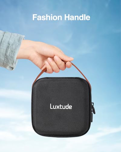 Luxtude Electronic Organizer Travel Case, Small Charger Organizer, Hard Tech Bag, Portable Tech Organizers, Cord & Cable Storage, Compact Electronics Cases for Mouse/SD Card/Cords/Chargers - Image 4