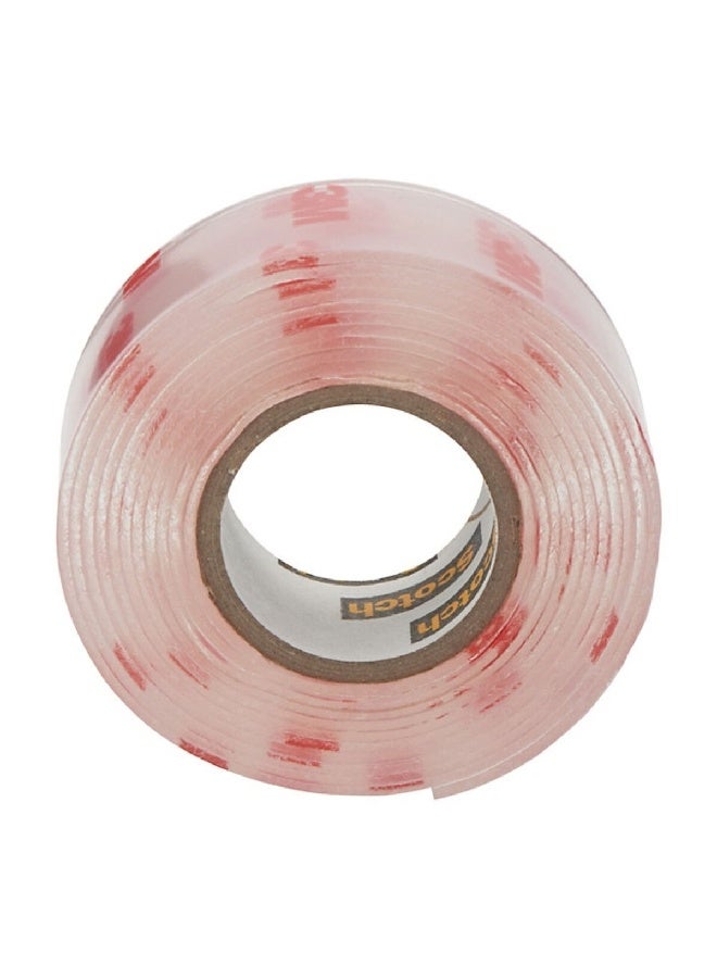 سكوتش برايت شريط لصق مزدوج الوجه مصمم للاستخدام في الهواء الطلق، شفاف، بأبعاد 19 ملم × 1.5 متر UU011497599 - Image 2