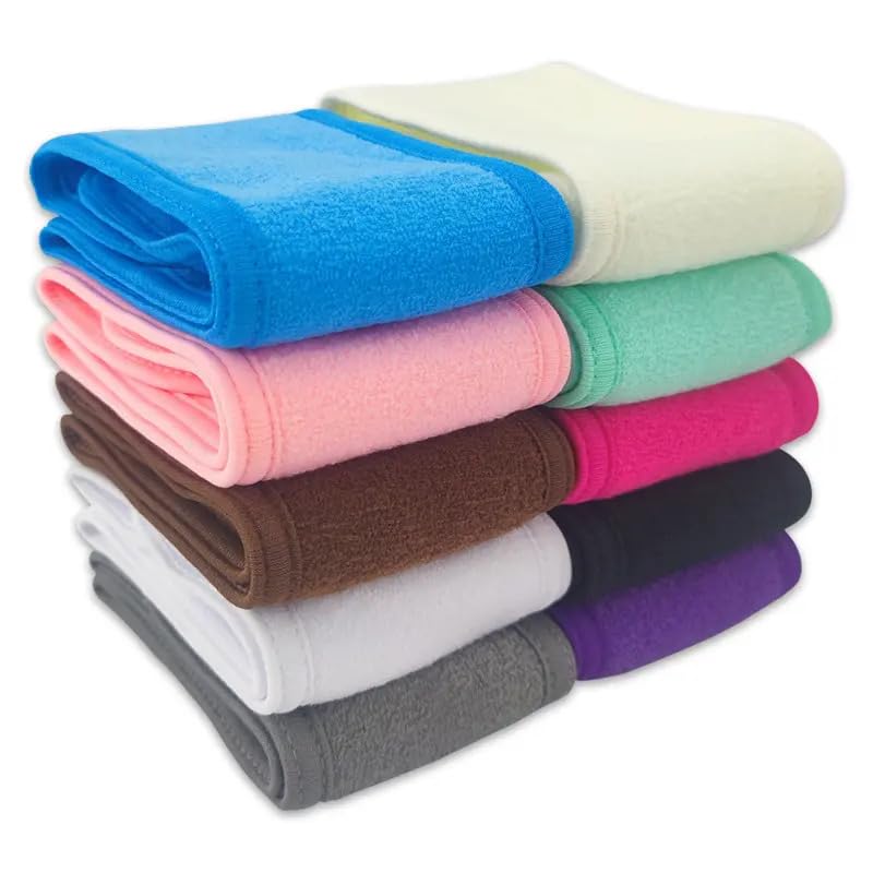 SKYZONE EXPORT SKYZONE EXPORT Facial Headband Spa Headband for Women Makeup Head Wrap Towel Terry Cloth Sport Headband Hair Band NonSlip Stretchable Adjustble Elastic Polycotton Facial Band for Shower Yoga 2PCS - Image 3