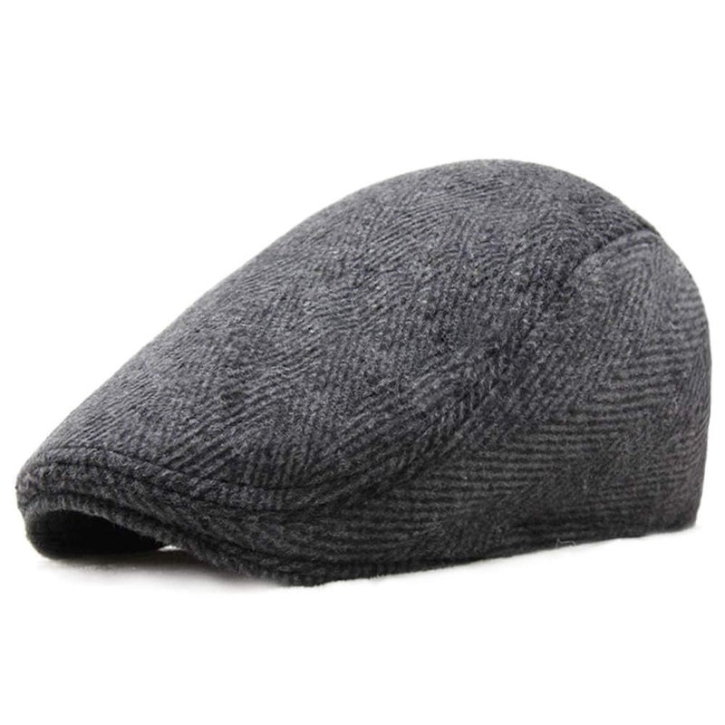 Gionforsy 1920s Accessories for Men 20s Gatsby Gangster Costume Accessories Set Newsboy Hat Set Roaring 20s Costume (1-Dark Gray) - Image 3