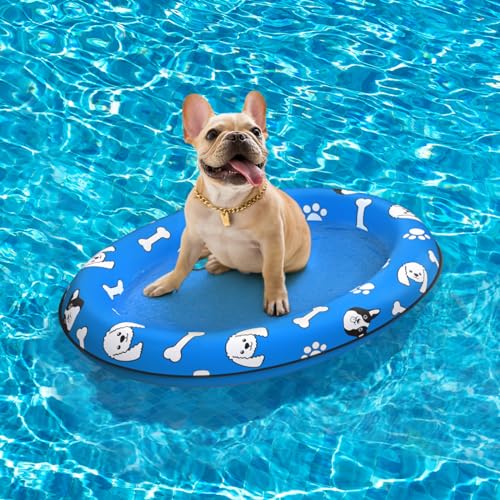 MICOOYO Dog Float Raft - Inflatable Dog Swimming Float for Summer Dogs Water Floats (Small) - Image 1