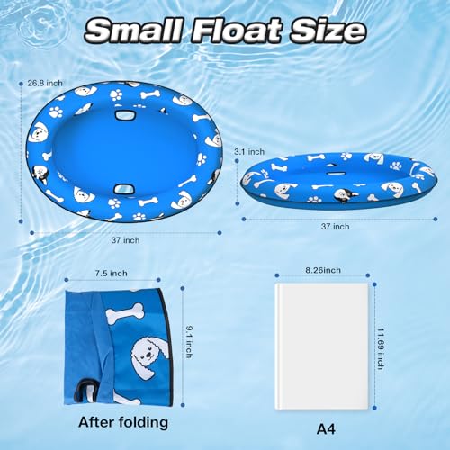 MICOOYO Dog Float Raft - Inflatable Dog Swimming Float for Summer Dogs Water Floats (Small) - Image 4