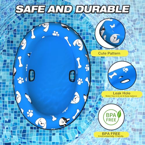 MICOOYO Dog Float Raft - Inflatable Dog Swimming Float for Summer Dogs Water Floats (Small) - Image 3
