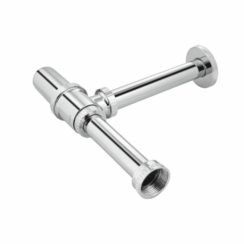 Johnson Bathrooms Johnson ABS Bottle Trap for Wash Basin with 190 mm Outlet Pipe | ABS Material | Chrome Plated Glossy Finish with Wall Flange | Anti Cockroach Trap | 1 Year Warranty (Pack of 1) - Image 5