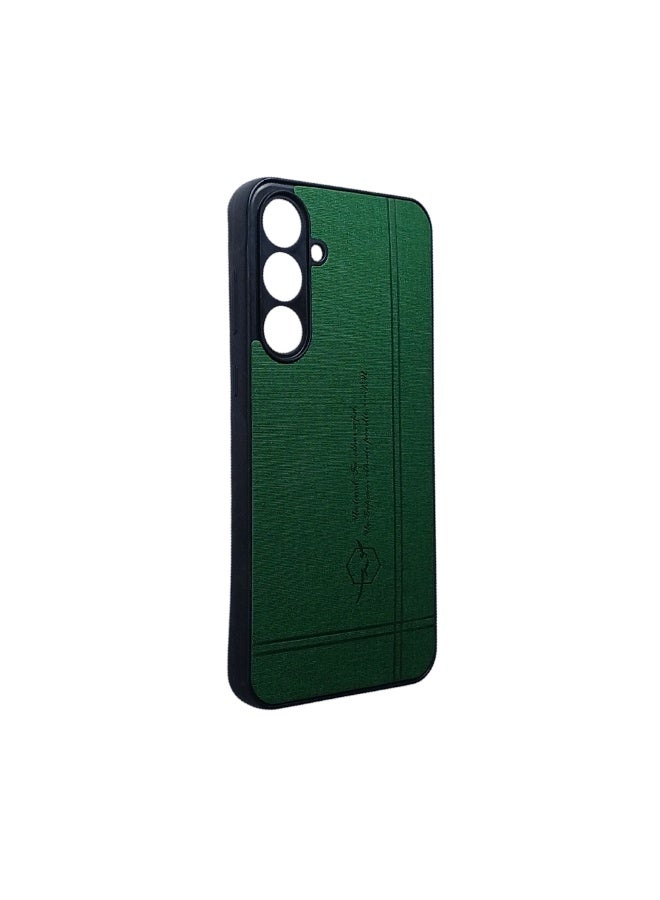 Phone Back Cover  leather for Samsung Galaxy A55 green - Image 4