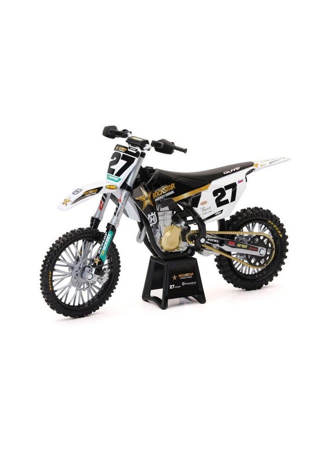 New Ray Toys - Husqvarna Rockstar FC450 Team (Malcolm Stewart #27)/ Scale - 1:12 (58403)