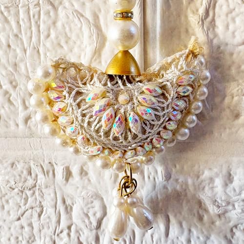 Adikala Craft Store Handmade Ethnic Latkan Tassel Set of 2 for Saree Pallu, Blouse, Suits, Dupatta, Lehenga Decor (Cushion) - Image 3