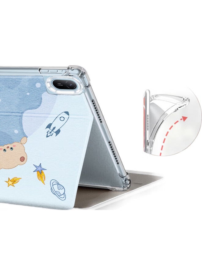 Shell Sister Kekexiaojie Huawei Matepad Se Protective Case, Active Edition, 11-Inch Model Tablet, Cute Cartoon Design, Slim Full Coverage, Shockproof, For Study And Office Use - Image 2