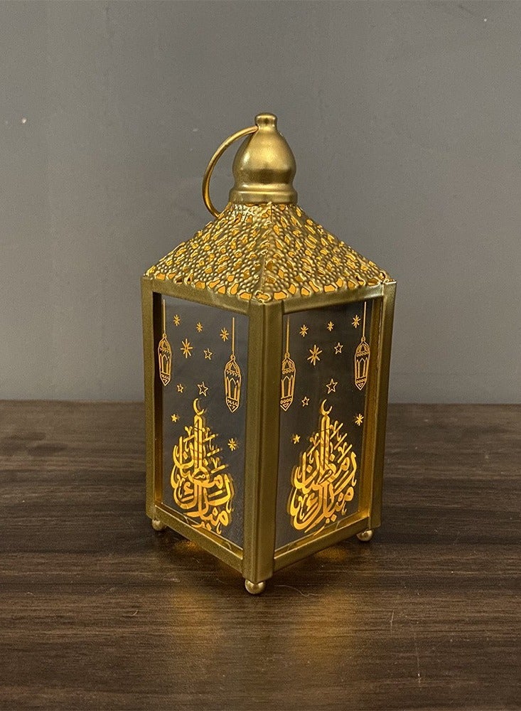 VUCATIN أضواء فوانيس رمضان، ديكورات رمضان، ديكورات العيد للمنزل، ديكورات عيد مبارك، هدايا عيد رمضان، ديكورات رمضان لطاولات الحفلات المنزلية، أضواء رمضان  - Image 1
