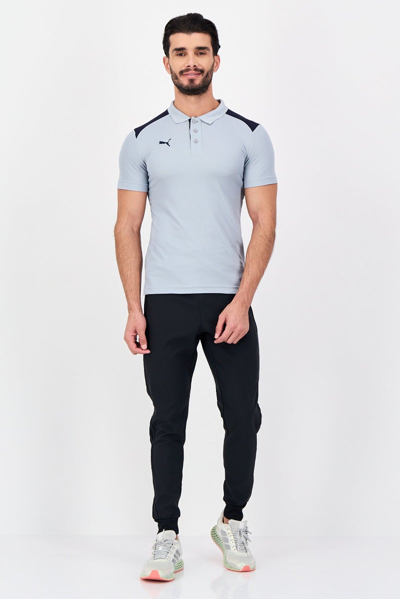 PUMA Men Sportswear Fit Short Sleeve Outdoor Polo Shirt, Grey - Image 4