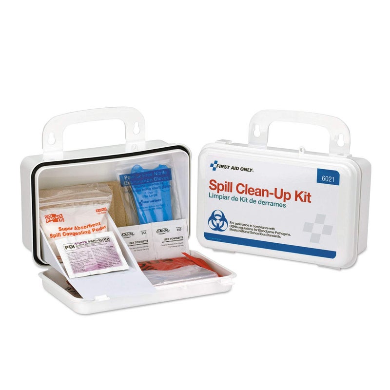 First Aid Only 6021 BBP Spill Cleanup Kit 7 12 x 4 12 x 2 34 White - Image 5